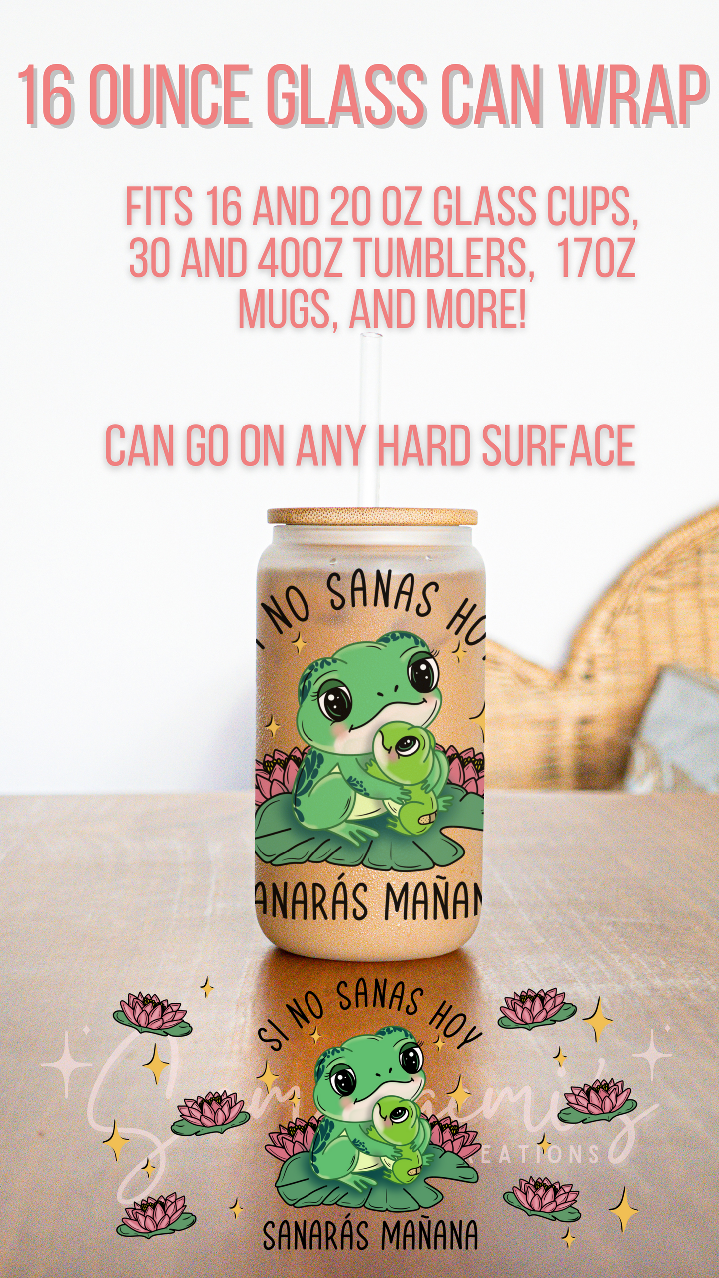 Sana Sana UVDTF Glass Wrap