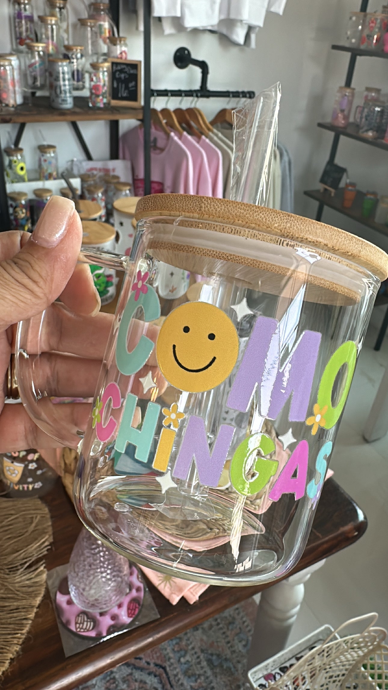 Como Chingas Glass Mug