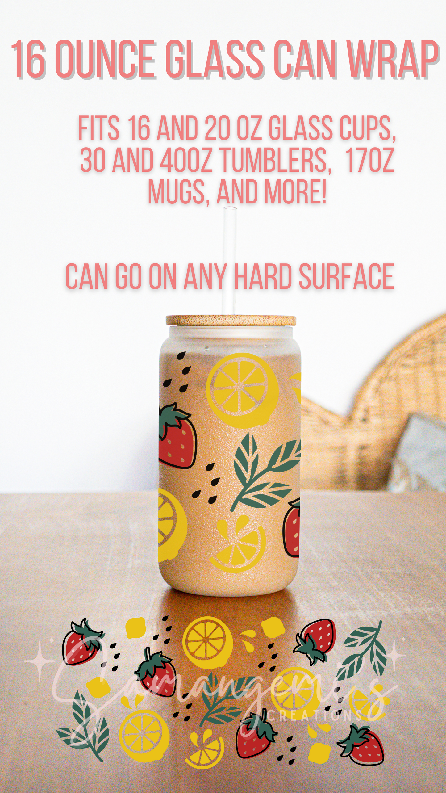 Lemondade UVDTF Glass Wrap