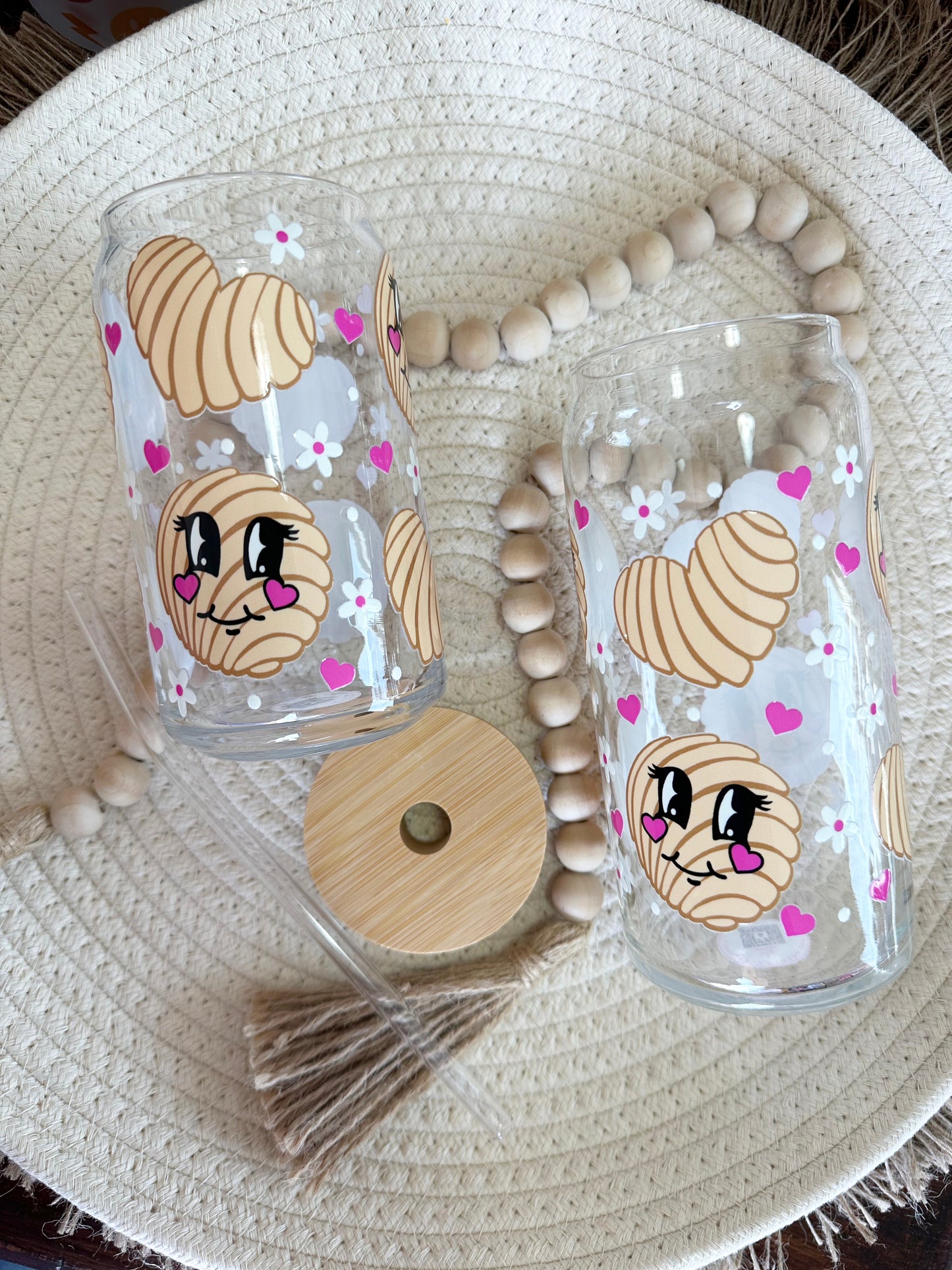 Conchitas Bonitas Glass Can