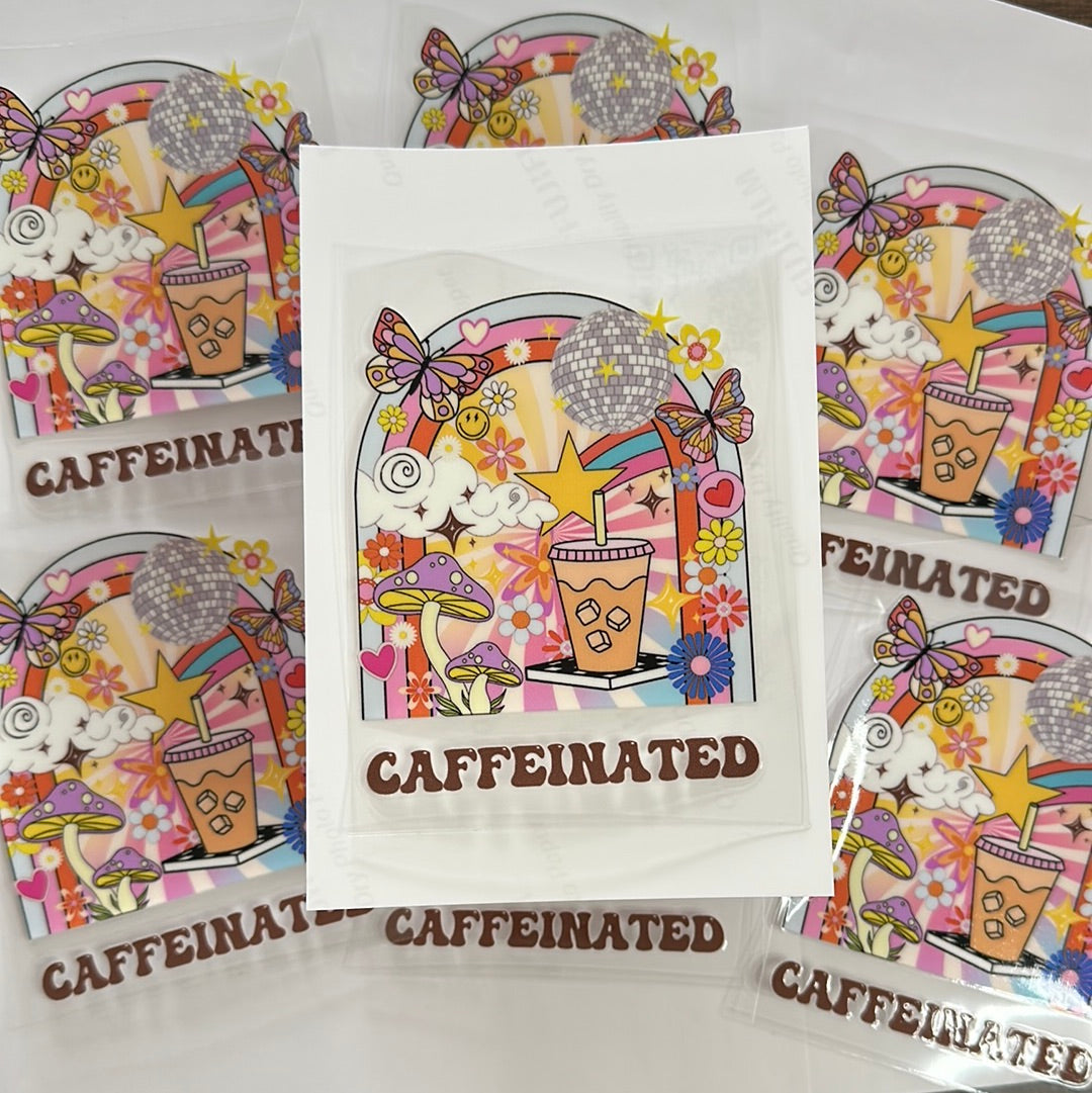 Caffeinated UVDTF Decal