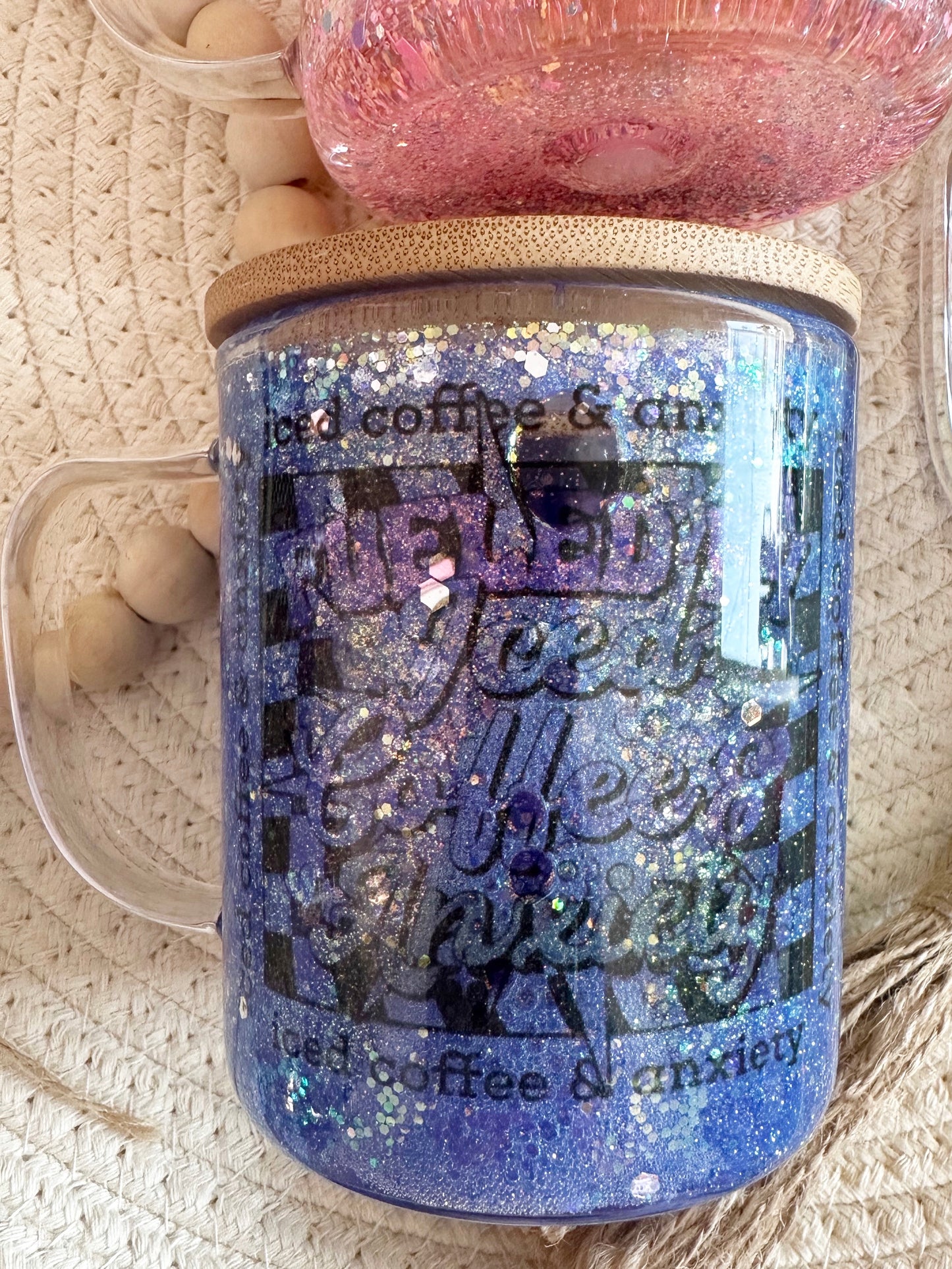 Fueled by Iced Coffee Snow Globe Mugs