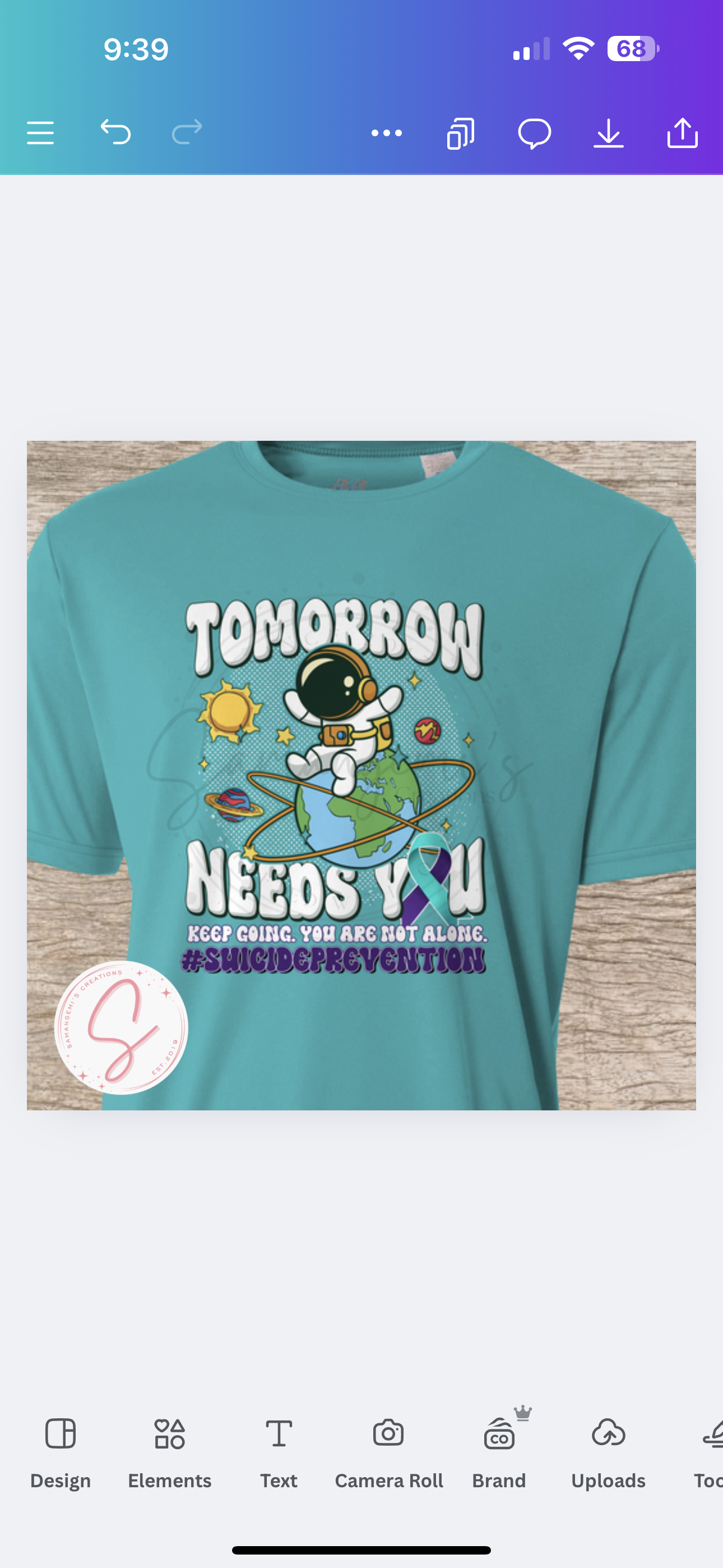 Suicide Awareness Galaxy Tee