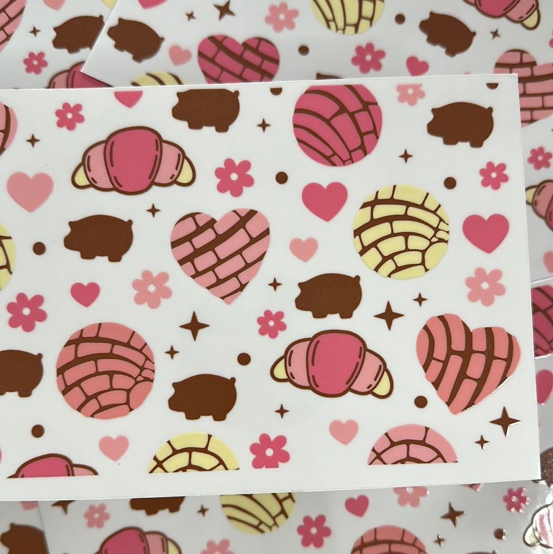 Panecito UVDTF Glass Wrap