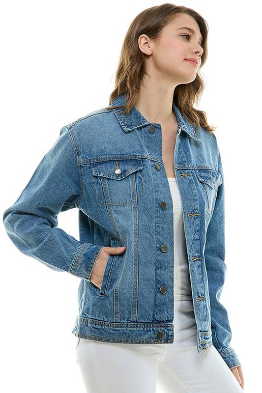 Custom Teacher Embroidered Denim Jacket – Personalized Teacher Jacket | Custom Name & School-Themed Embroidery
