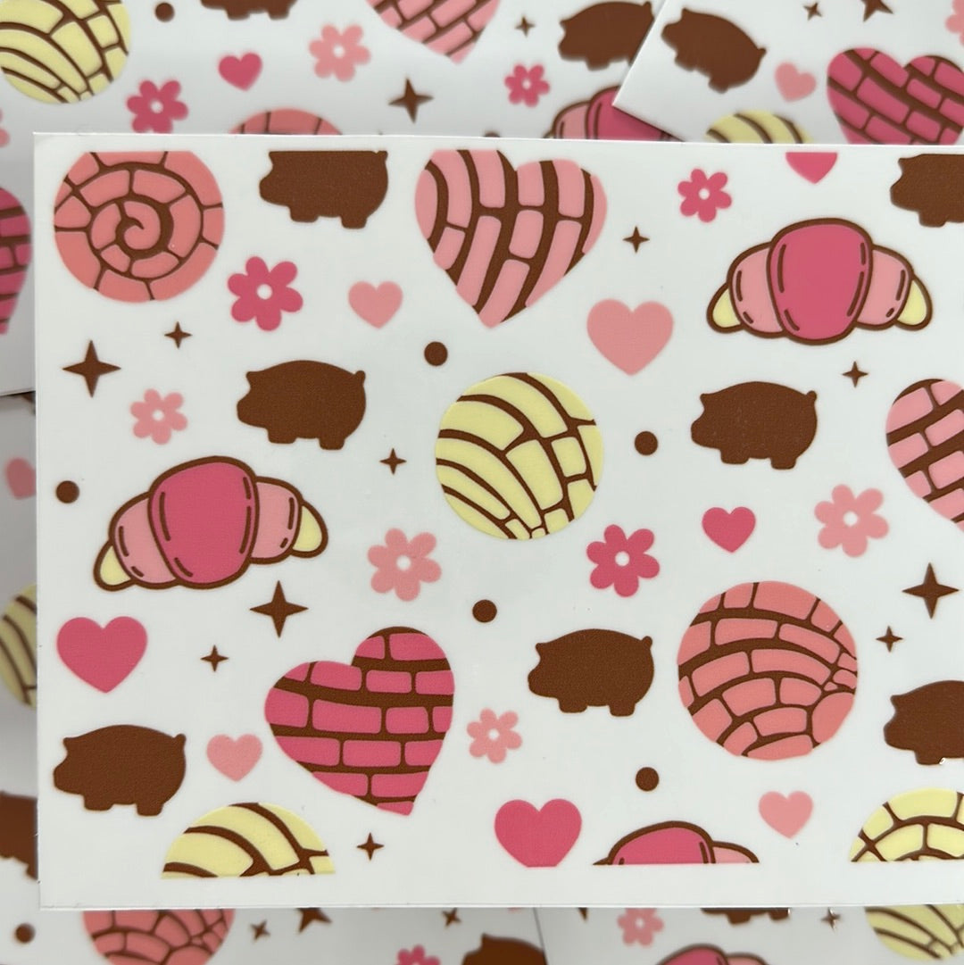 Panecito UVDTF Glass Wrap