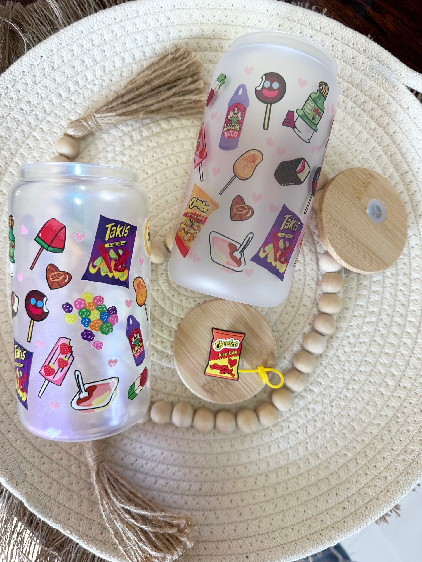 Mexican Candies Glass Can