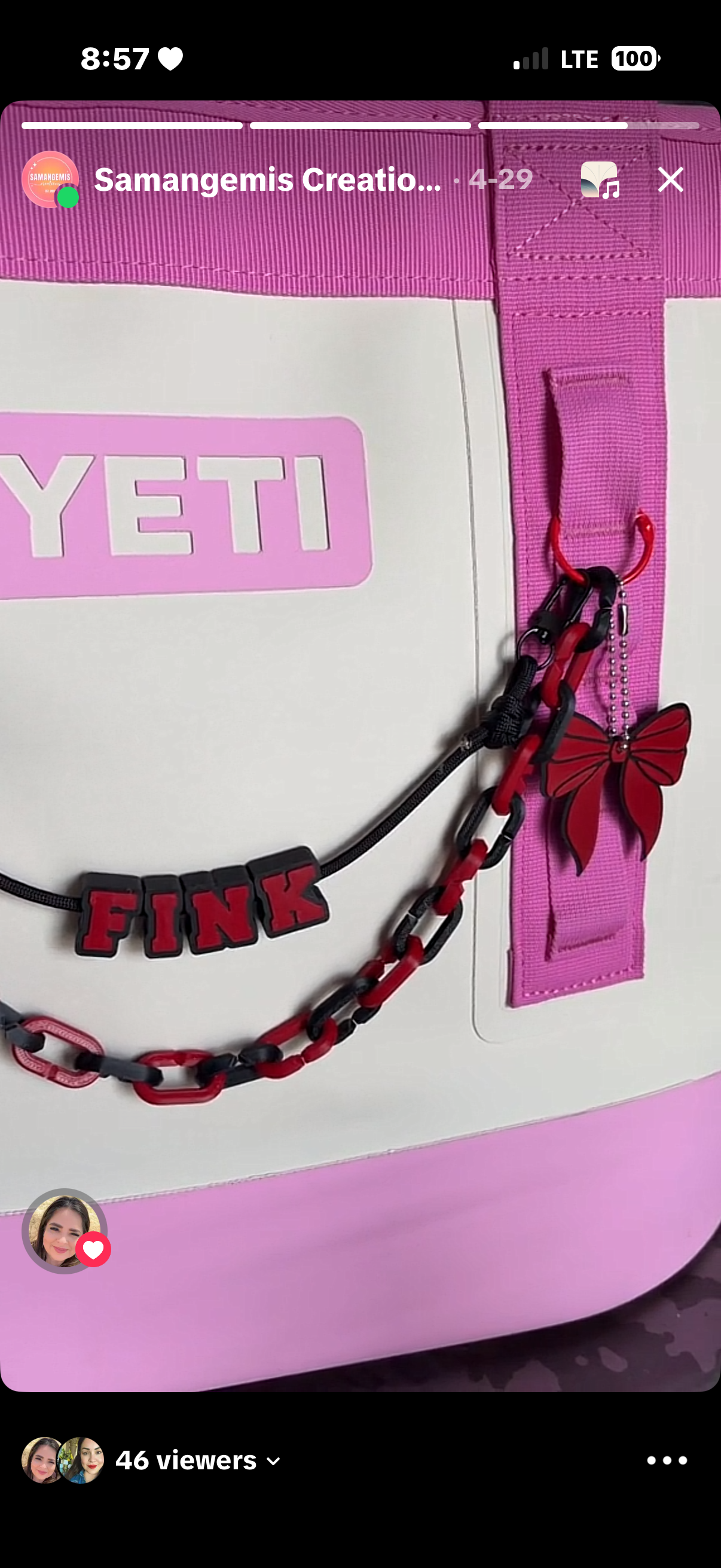 Custom Bag Chain for YETI Camino | Trendy Purse Charm | Personalized Gift