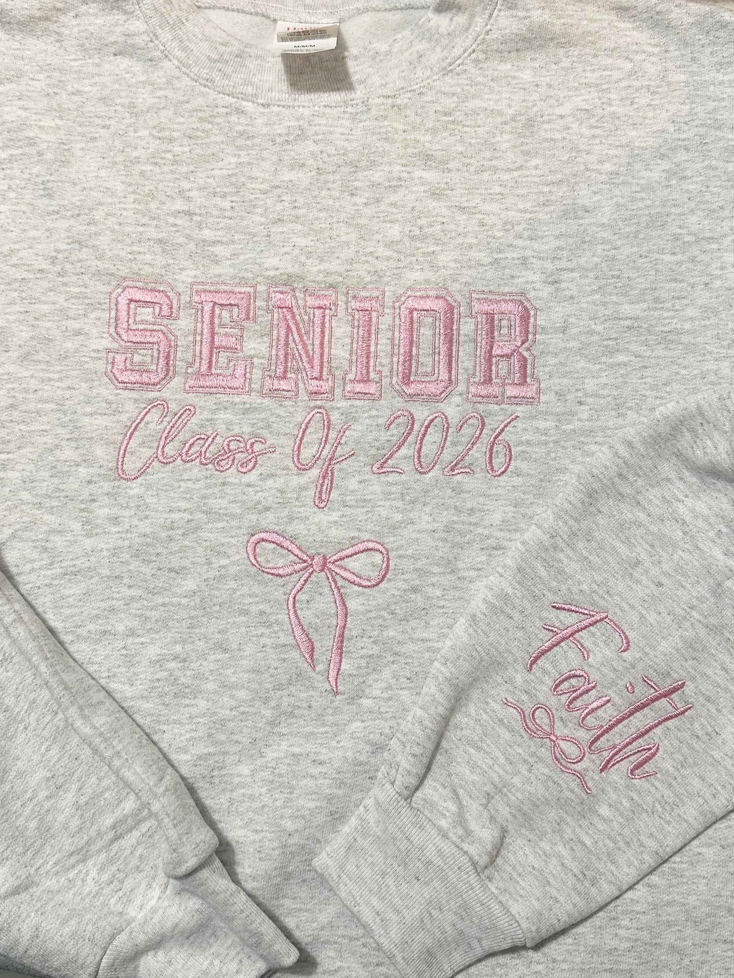 Senior Embroidered Crewneck