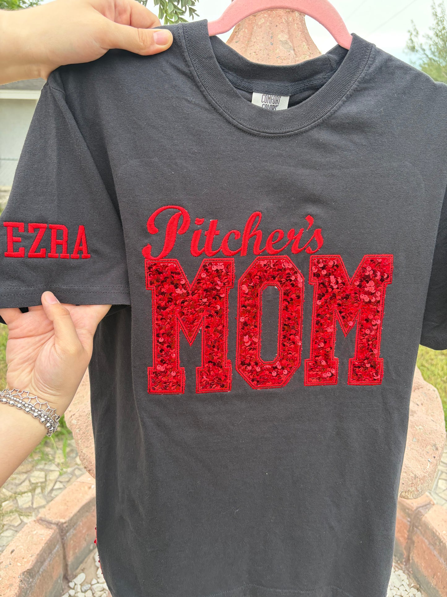Custom Embroidered Boxy Tee – Boutique Teacher Shirt – Personalized Gift