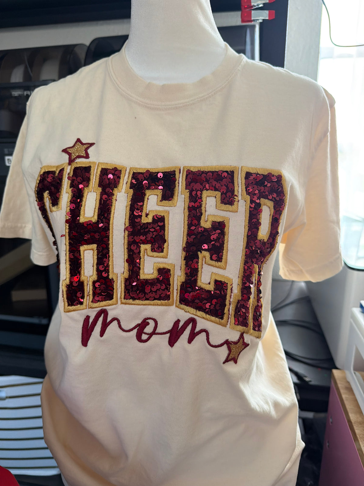 Custom Embroidered Boxy Tee – Boutique Teacher Shirt – Personalized Gift