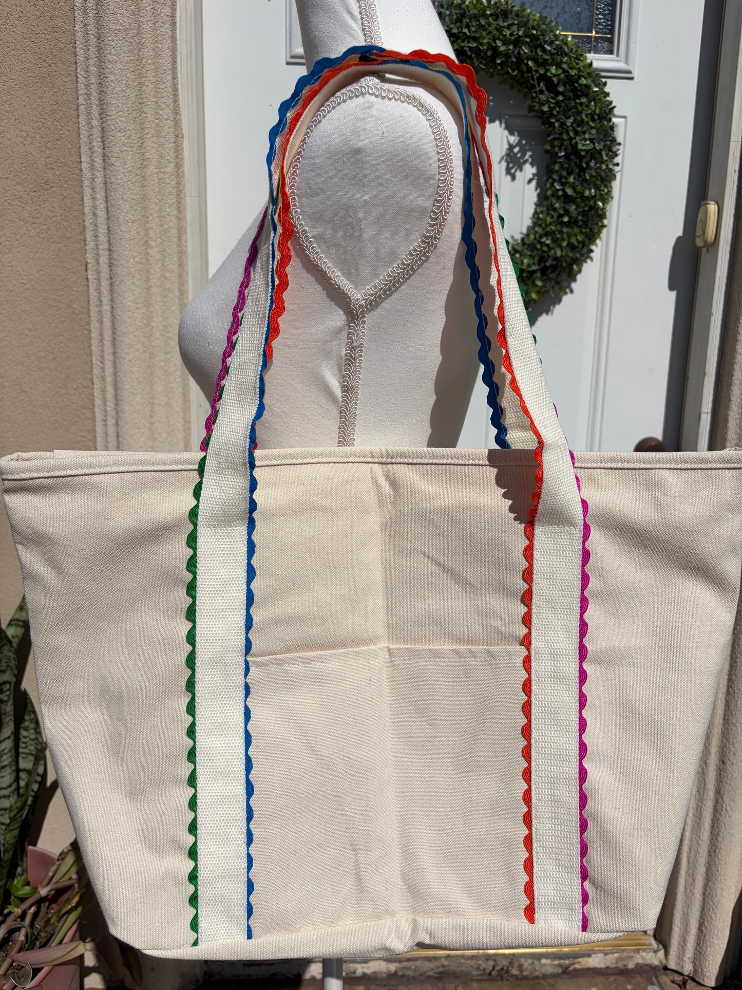 Personalized Embroidered Tote Bag | Custom Name & Profession Design