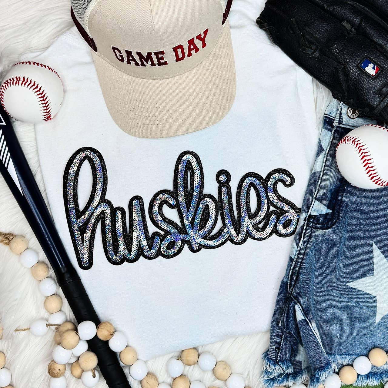 Huskies Sequin Patch