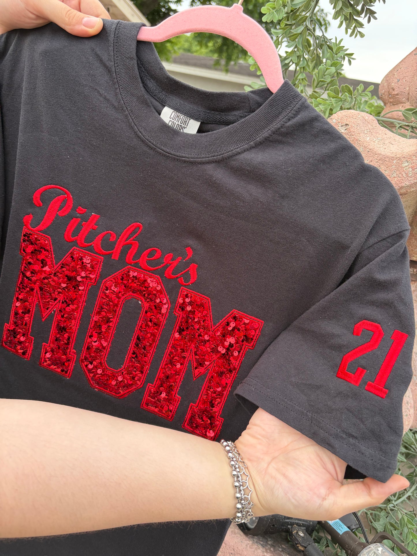 Custom Embroidered Boxy Tee – Boutique Teacher Shirt – Personalized Gift