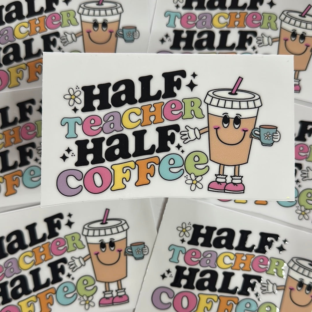 Half Teacher UVDTF Glass Wrap