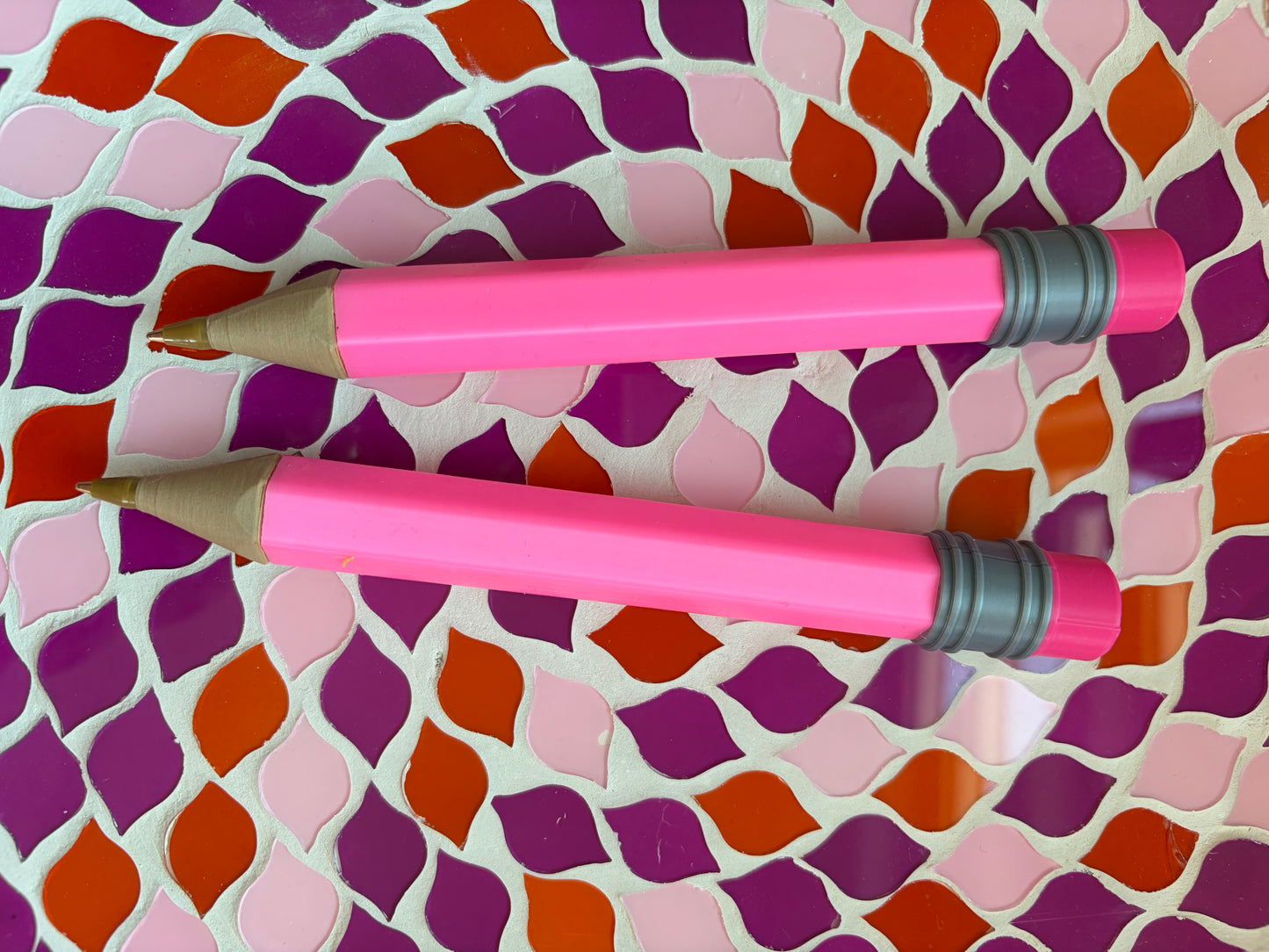 3D Printed Pencil Pen | Oversized Teacher & Office Desk Pen