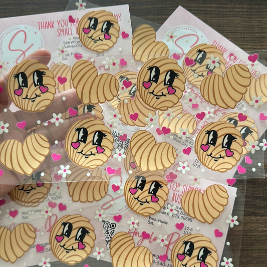 Love Conchas UVDTF Glass Wrap