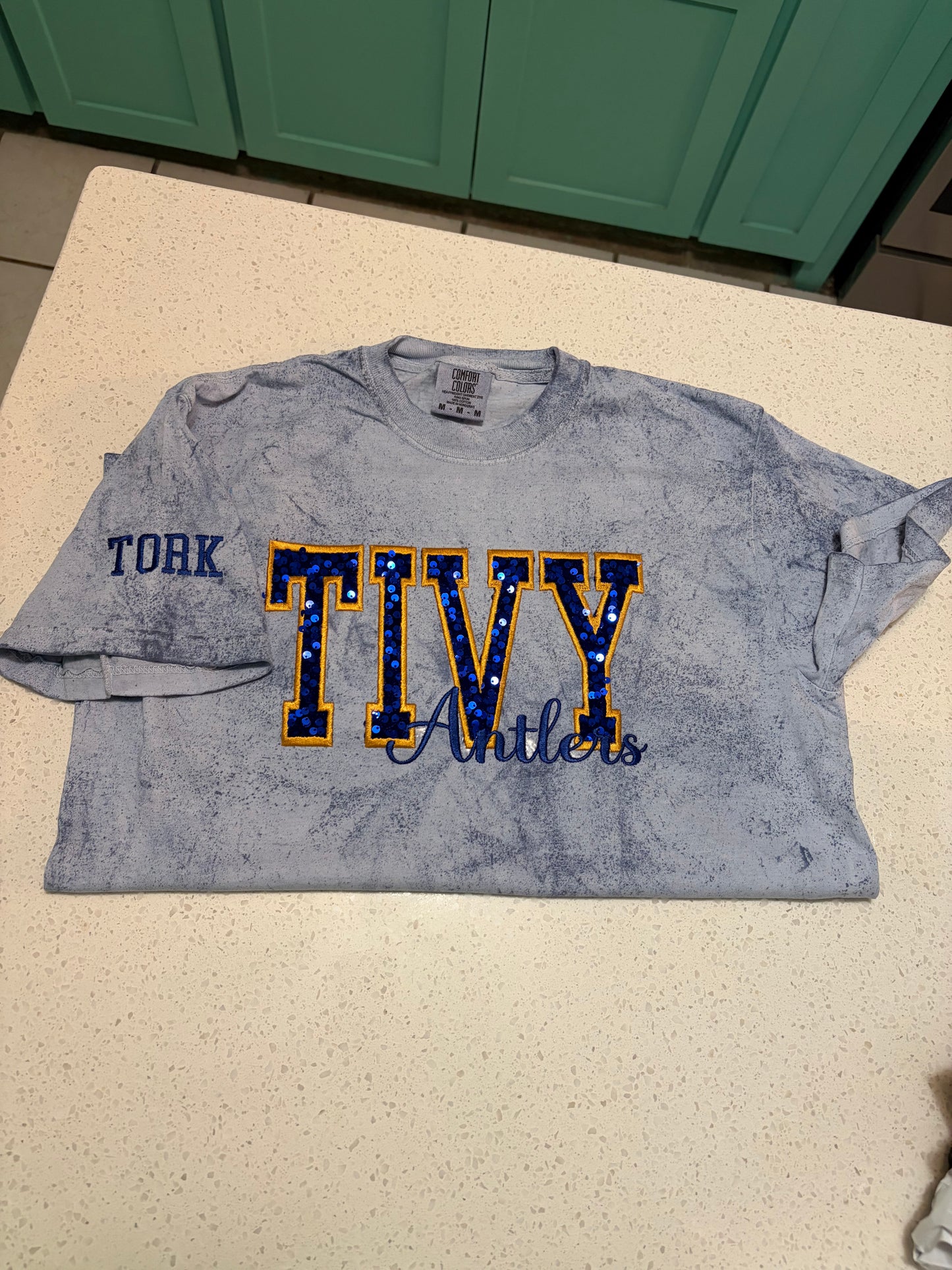Custom Embroidered Boxy Tee – Boutique Teacher Shirt – Personalized Gift
