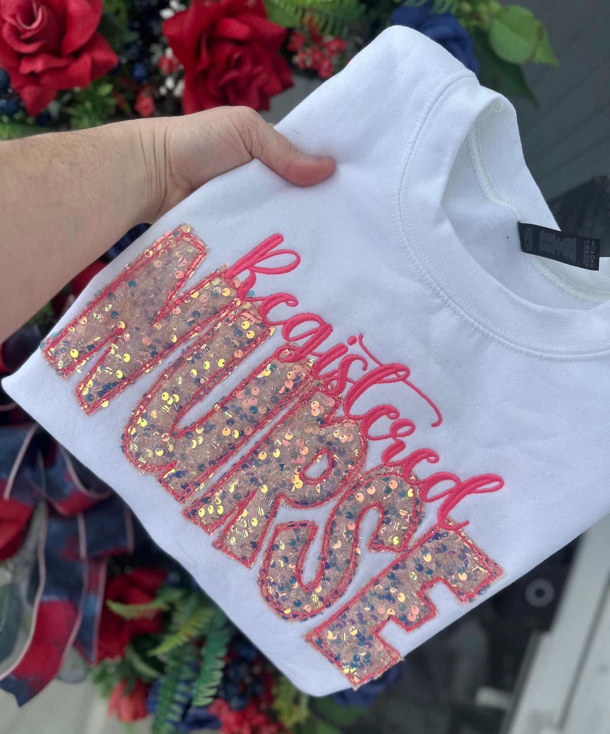 Custom Embroidered Boxy Tee – Boutique Teacher Shirt – Personalized Gift