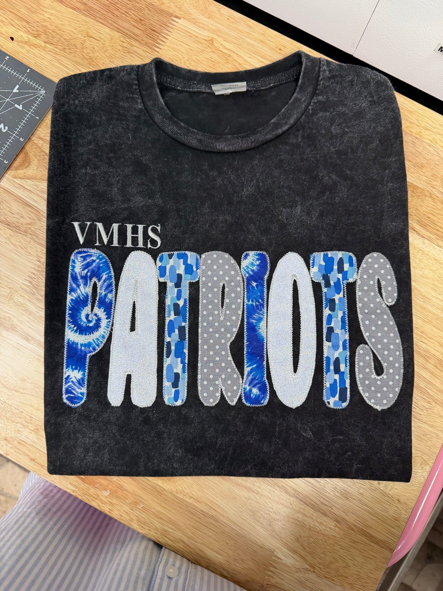 Patchwork Applique Embroidery Tees