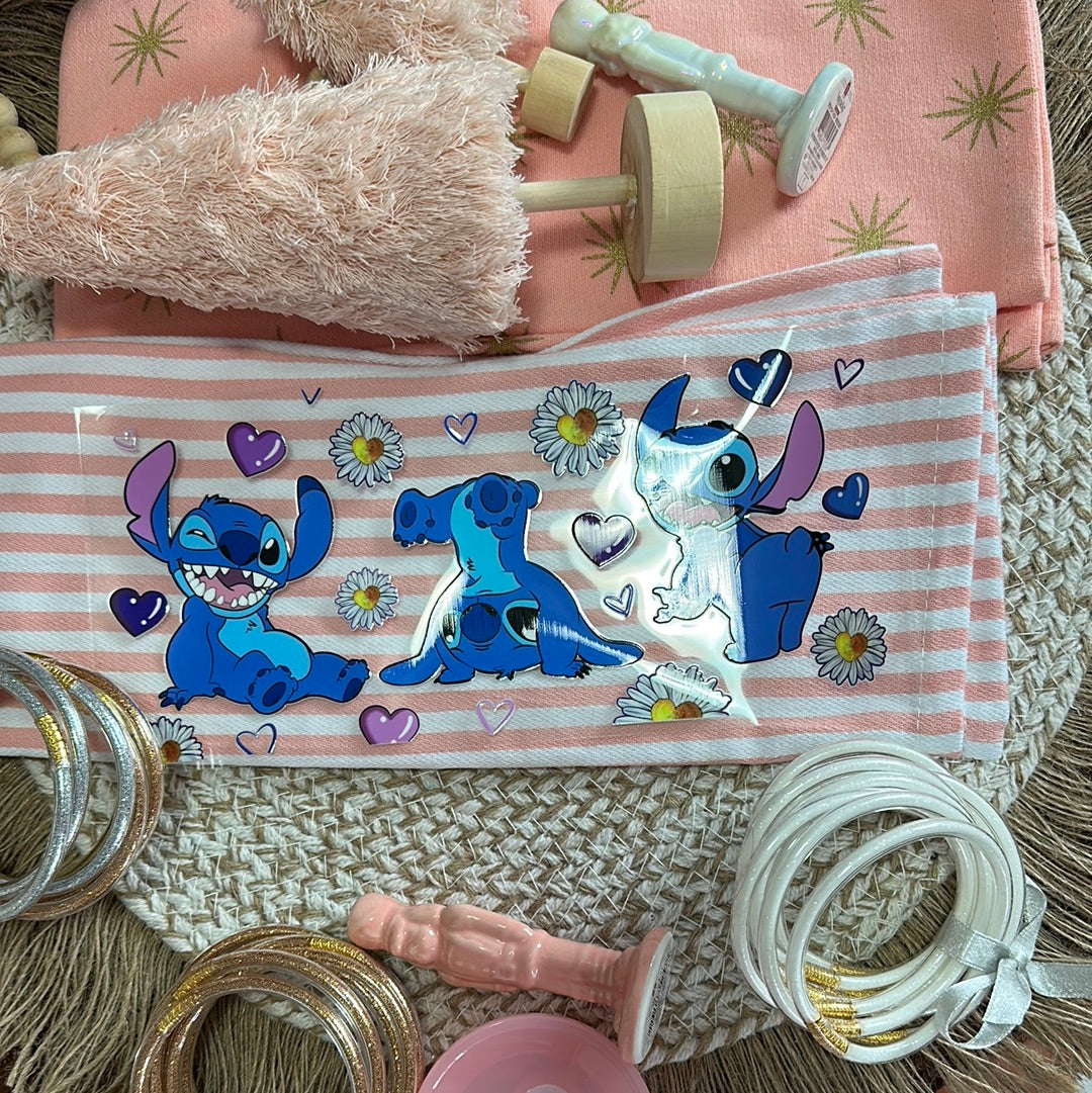 Blue Alien UVDTF Glass Wrap