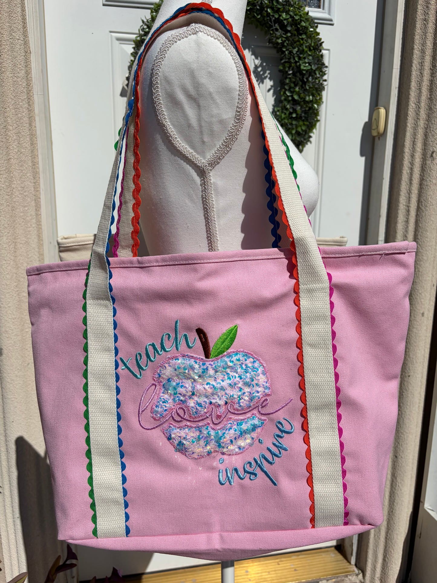 Personalized Embroidered Tote Bag | Custom Name & Profession Design