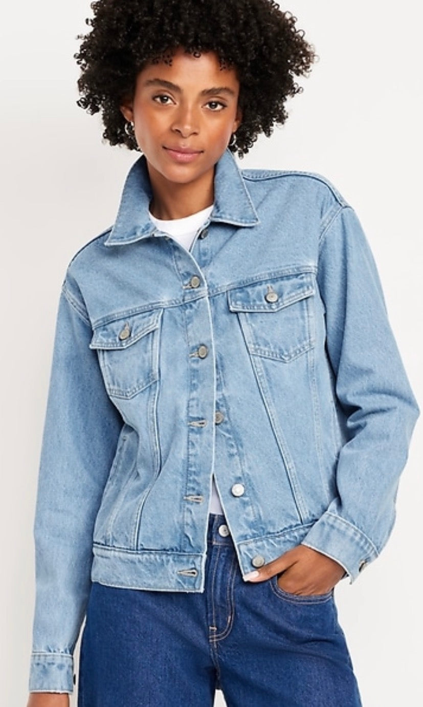 Custom Teacher Embroidered Denim Jacket – Personalized Teacher Jacket | Custom Name & School-Themed Embroidery