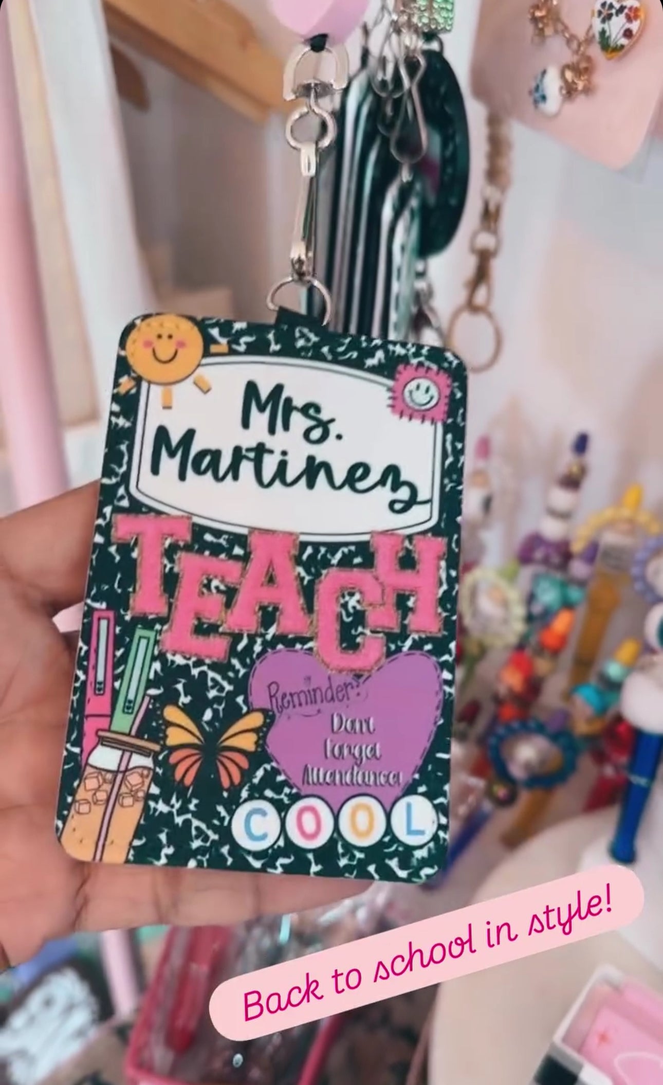 Customizable Friendship Bracelet Beaded Lanyard