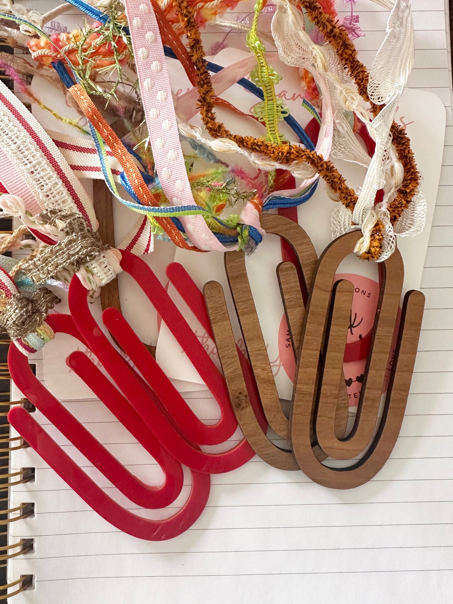 Jumbo Sublimated Acrylic Paper Clips – Versatile & Stylish Bookmarks