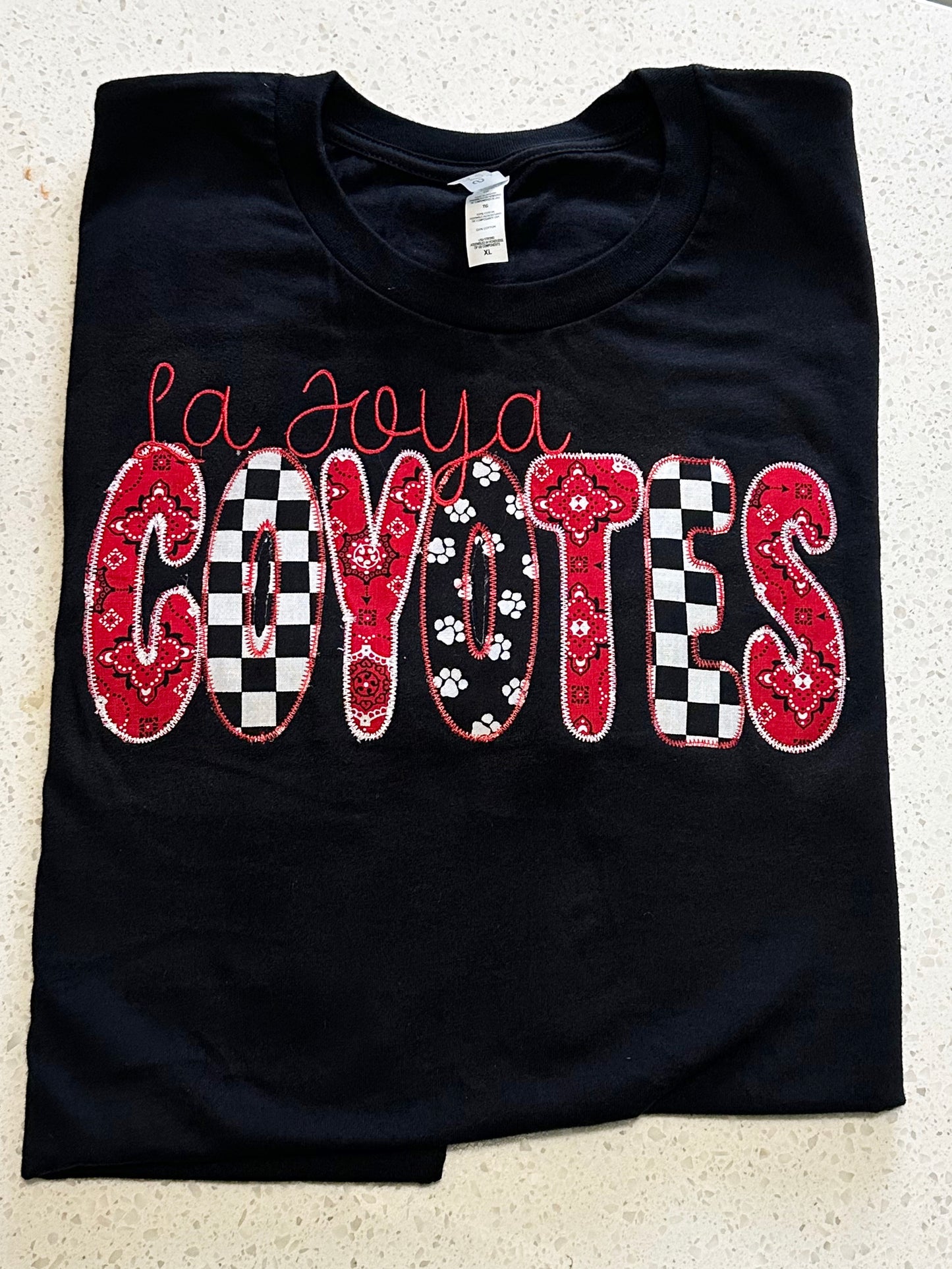 Coyotes Applique Embroidery