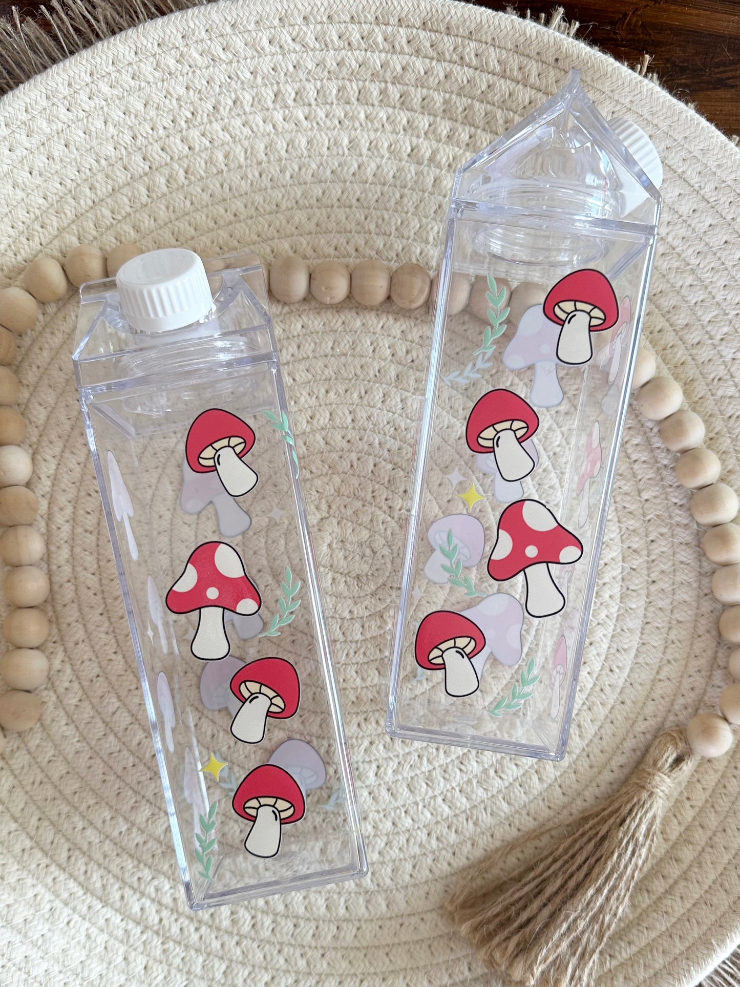 Acrylic Milk Bottle Water Bottle