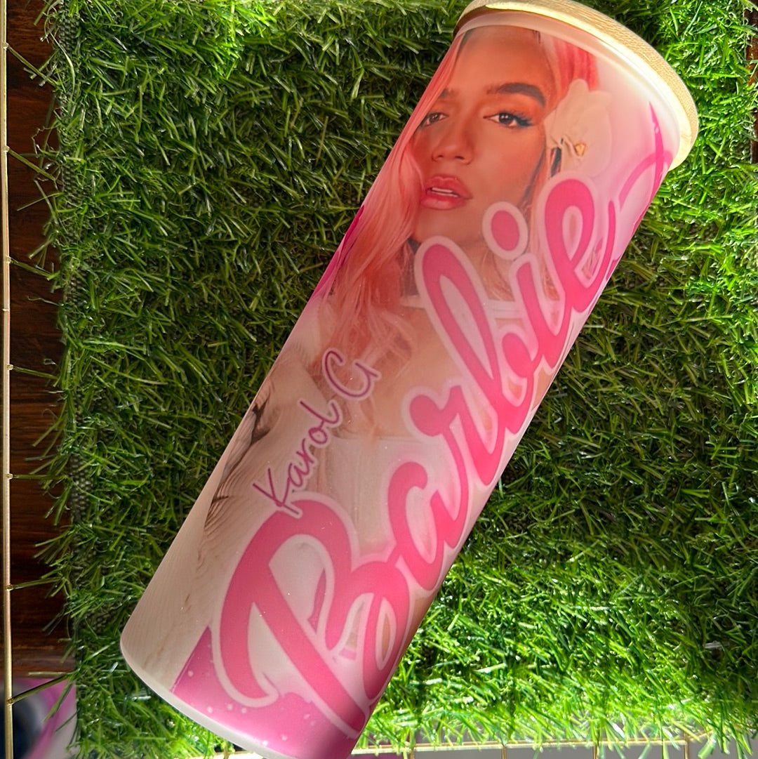 25 oz Frosted Glass Cup