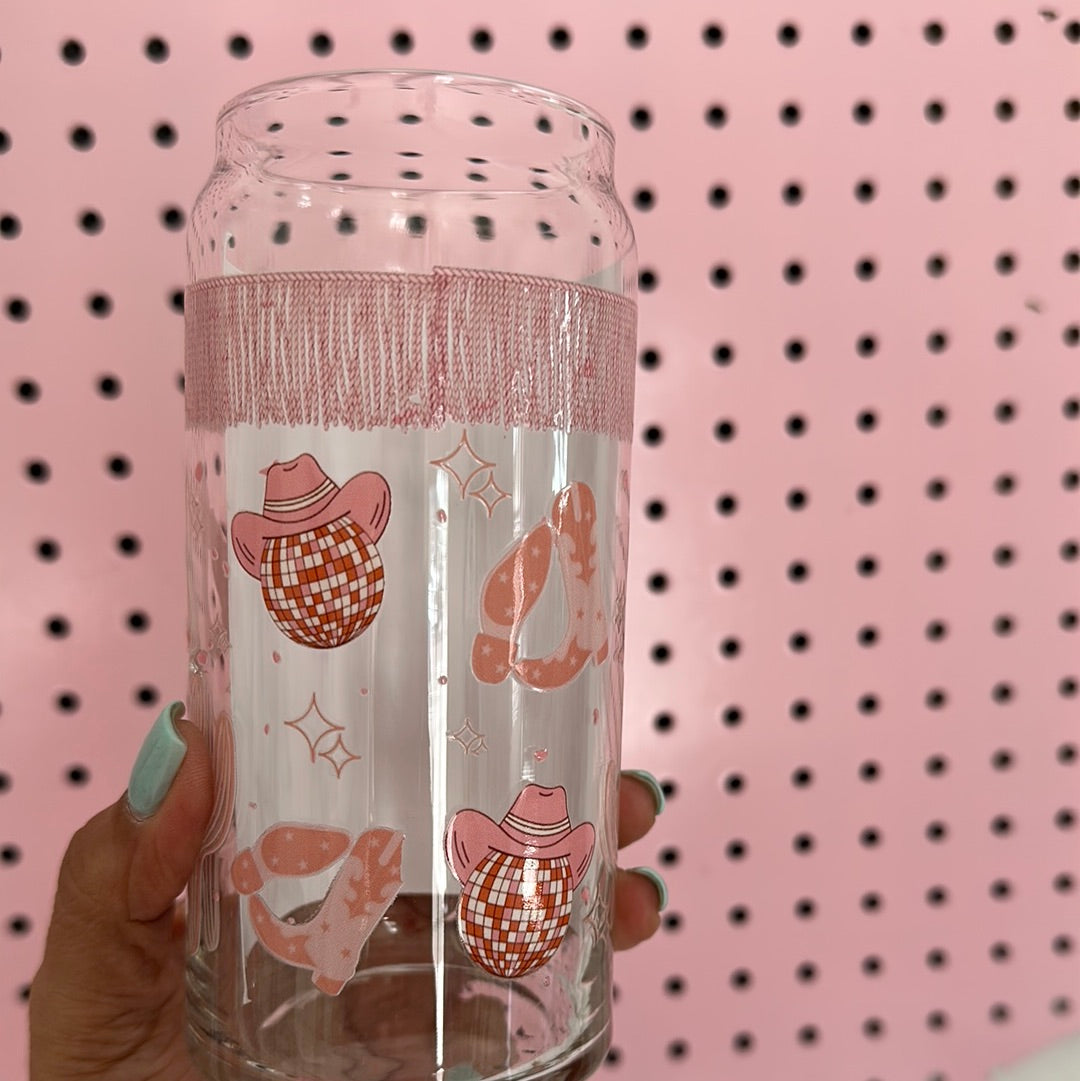 Pink Texas Glass Wrap