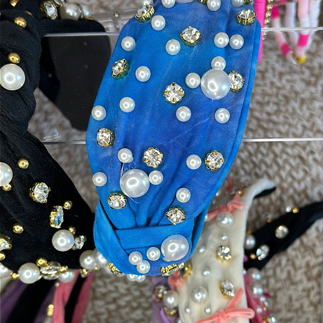 Velour Mixed Bead Headbands