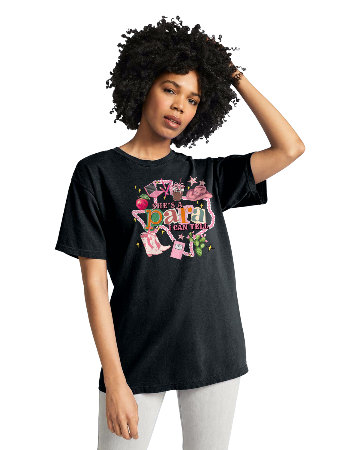 Teacher & Paraprofessional Graphic T-Shirt | She's a Para I Can Tell | Unisex Tee | S-3XL
