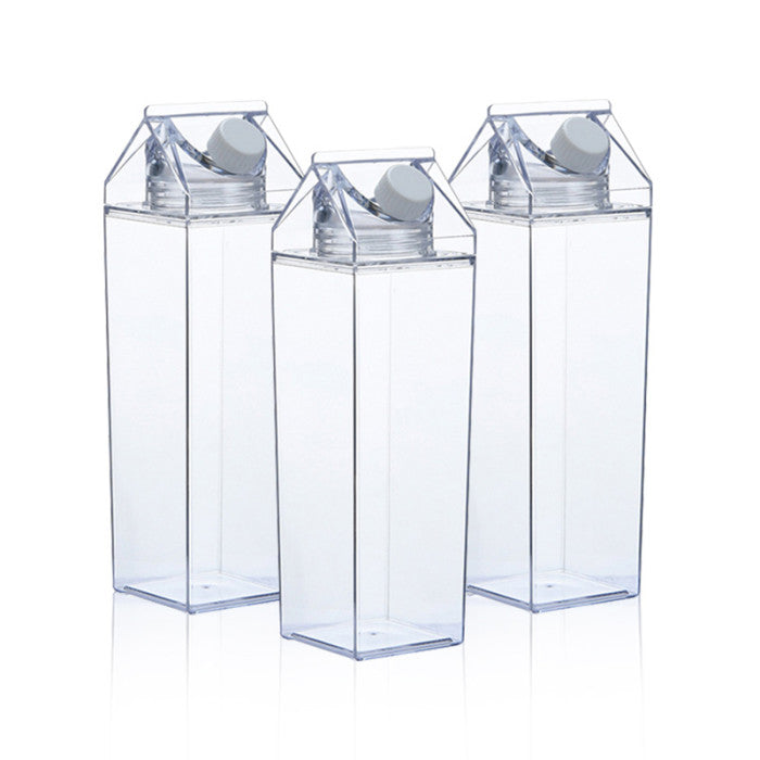 Acrylic Milk Bottle Water Bottle